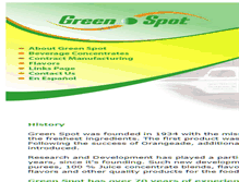 Tablet Screenshot of greenspotusa.com